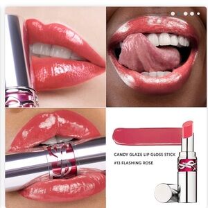 YSL flashing rose 13 ROUGE VOLUPTÉ candy glaze